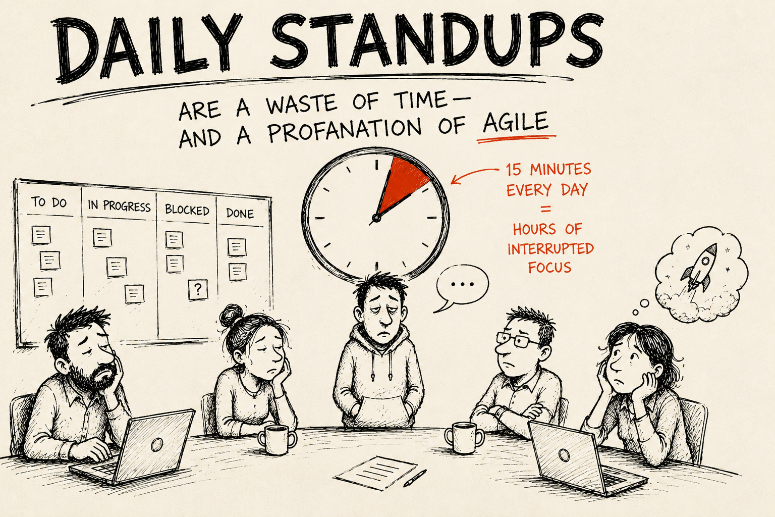 The Daily Standup Is Probably Your Most Useless Meeting